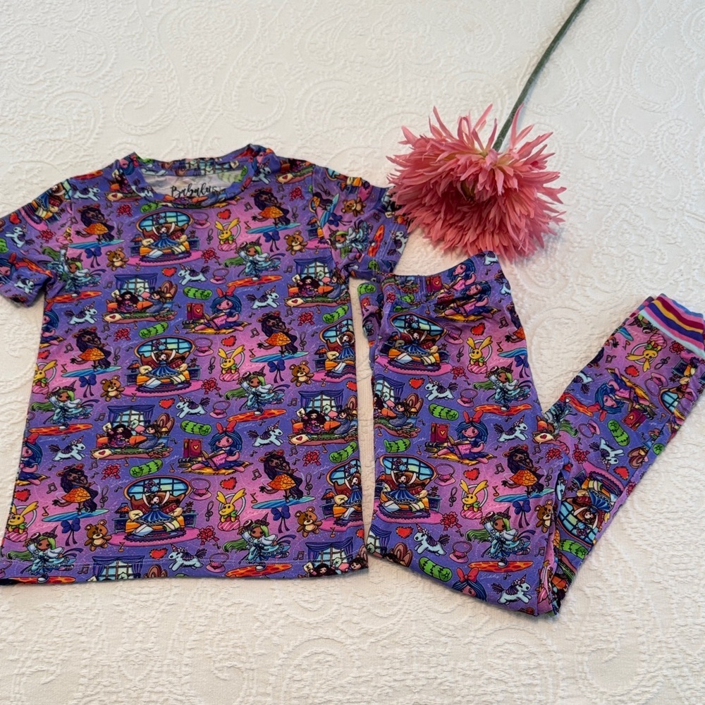 Babalus Colorful Kids Pajamas Set Size 5/6